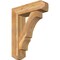 Ekena Millwork Balboa Craftsman Rough Sawn Bracket w/ Offset Brace, Western Red Cedar, 8"W x 28"D x 36"H BKT0806X28X36BOA04RWR - alternate 1